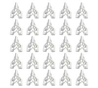 eMagTech 30 Pezzi Di Clip Di Fissaggio In Metallo Per Cruscotto Della Console dell'auto Pannello Degli Strumenti 15 X 16,6 Mm Clip In Metallo Per Cruscotto Dell'auto