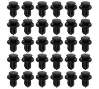 eMagTech 30 rivetti in plastica per paraurti auto, colore nero, 14 x 19,2 x 9 mm, compatibili con Mazda