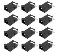 eMagTech 30x Connettori Jack di Alimentazione CC A 3 Pin 3,5x1,3 Mm Presa Femmina DC-002