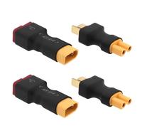 eMagTech 4 Adattatori Da Connettore XT30 A Deans T Maschio Femmina Compatibili Con Droni Modello RC Senza Fili