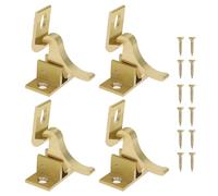 eMagTech 4 chiavistelli per uccelli in ottone puro con viti per finestre a gomito per piccoli uccelli chiusure per finestre accessori per armadi e armadi