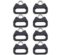 eMagTech 4 paia di anelli per fotocamera con anello a tracolla a triangolo con tappo in plastica compatibile con Leica compatibile con Panasonic compatibile con Fuji