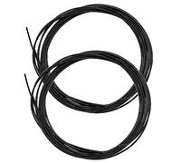 eMagTech 4 pezzi di ricambio per lacci Twist Lock compatibili con BOA compatibili con Engelbert Strauss compatibili con Shimano Elastic Locks lacci per scarpe, nero