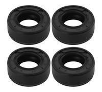 eMagTech 4 Pezzi Guarnizioni Per Alberi In Gomma Nitrilica Guarnizione Per Albero In Gomma Guarnizione Per Albero In Gomma Anello Di Tenuta Per Albero 12x22x9mm Per Tosaerba Auto Moto Camion Nero