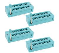 eMagTech 4 pz 28 Pin IC Test ZIF Presa 2,54 mm Passo Scheda DIP Presa Circuito Integrato IC Presa per Microcontrollore Chip Breadboard Programma IC