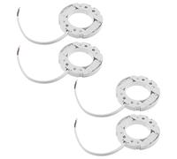 eMagTech 4 Pz GX53 Base Presa Di Ricambio GX53 Base Portalampada Connettore Portalampada Accessori Per Scaffale Scale Armadi Finestre