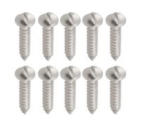 eMagTech 40 Pezzi 3/4" Viti Di Sicurezza Antifurto Per Targa Con Testa A Frizione Antivandalismo Unidirezionale Per Targhe Pesanti Calibro 8 Acciaio Inossidabile 304