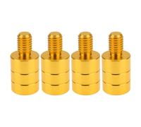 eMagTech 4pcs 8mm a 12mm Pesca Guadino Maniglia Connettore per canna da pesca convertito in un guadino da pesca