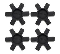 eMagTech 4PCS L095 Solido Jaw Accoppiamento Elastomero Spider Inserto Gomma NBR 53.5x12mm per Pompe Ventilatori Motori
