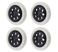 eMagTech 4PCS Ruote per carrello della spesa 165mm Ruote carrello della spesa Ruote in schiuma con anima in plastica carrello della spesa Carrello bagagli viaggio Carico massimo 25kg ruota