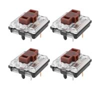 eMagTech 4X Interruttori per Tastiera Compatibile con Logitech G815 G915 G913 G813 Marrone