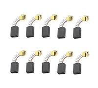 eMagTech 5 paia di spazzole in carbonio compatibili con Makita HP1631 HP1631K GV5000 191998-3 CB85 CB57 CB64 5x8x11mm ricambio per utensili elettrici
