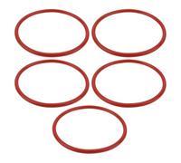 eMagTech 5 Pezzi O-ring Cinghia Trapano A Colonna Sostituzione Cinghia Trapano Compatto Per Mini Trapano Da Banco 76x68x4mm Rosso Vulcanizzato Poliuretano Gomma