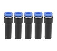 eMagTech 5 Pezzi Riduttore Stelo Push Fit Da 10mm A 6mm Raccordo Idraulico In Plastica Push To Connect 38.9x13mm Per Varie Fonti Di Gas Vari Sistemi Pneumatici