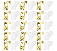 eMagTech 50 Pezzi 6,3 Mm Terminale A Crimpare Connettore A Forcella Angolato A 90° Con 50 Pezzi Manicotti Isolanti Per Interruttori Di Apparecchiature Quad Scooter Barche Elettrodomestici