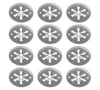 eMagTech 50 pezzi Clip Di Fissaggio Con Rondella A Stella Di Bloccaggio In Metallo 30mm 6715468 N90335004 N90335006 N90796501 N90796502