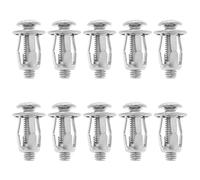 eMagTech 50 Pz Dadi Jack Dadi Petalo Dado Ad Espansione Tasselli Di Fissaggio Sottili Con Viti Di Montaggio Per Pareti Cave In Ferro Pelle Pannelli Cavi 5 Mm Parete Morbida Sottile M6x25