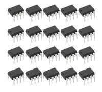 eMagTech 50Pcs Amplificatore Operativo LM358N Basso Potere Doppio Amplificatore Operazionale IC Chip 8Pin per Computer Calcolatrice Telefono Cellulare Nero