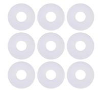 eMagTech 50pcs Guarnizione O-ring In PTFE Bianco Da Albero Bobina Da 6 Mm Per Mulinello A Frizione Anteriore Compatibile Con Mulinelli FOX Compatibile Con Penn Mulinelli Da 6 Mm