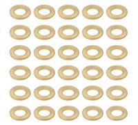 eMagTech 50PCS M1.4 Rondelle In Ottone In Miniatura Rondelle Di Tenuta In Rame Piatte Guarnizioni Piatte In Ottone Rame Anelli Di Fissaggio Raccordi Hardware