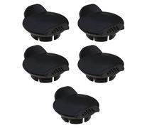eMagTech 5PCS Accendisigari 12V Copertura Presa di corrente Tappo 21mm Antipolvere Impermeabile Cap Accessori di Ricambio per la maggior parte dei veicoli Plastica Nero