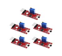 eMagTech 5PCS KY-024 Modulo sensore ad effetto Hall magnetico lineare compatibile con Android Compatibile con microcontrollori Raspberry Pi ESP8266