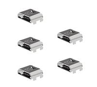 eMagTech 5pcs Porta di Ricarica Micro USB Dock Connector Sostituzione Porta di Ricarica Blocco Spina Compatibile con Samsung Galaxy Tab A/Tab E/Core Prime