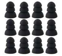eMagTech 6 paia di cuscinetti auricolari a tripla flangia, riducono il rumore, con foro da 2 mm, compatibili con Shure SE215 Pro