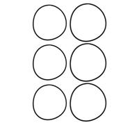 eMagTech 6 Pezzi O-ring Per Filtro Acqua 90x3mm 92x3,5mm O-ring In Gomma Nitrilica Guarnizione Per Alloggiamento Filtro Acqua WS03X10038 UCRING Compatibile Con GE