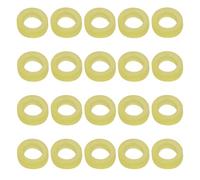eMagTech 700 Pz 4mm Fasce Per Esca Fasce Per Pellet Di Gomma Elastico Da Pesca Per 4-8mm Particelle Di Esca A Vite Senza Fine Rossa Carpa Pesca Al Colpo Giallo