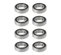 eMagTech 8 Pezzi Cuscinetti A Sfere A Gola Profonda Cuscinetti A Sfere Sigillati in Gomma 61904 6904-2RS 20mm ID 37mm OD 9mm di Spessore per Biciclette Scooter Macchine Rotanti