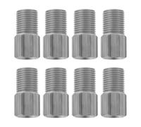 eMagTech 8x Dadi Di Collegamento Per Tubo Dell'olio In Acciaio Inossidabile M8 Compatibile Con Shimano SM-BH59 SM-BH90 Argento