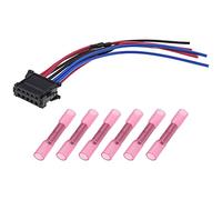 eMagTech Cablaggio di resistenza del motore del ventilatore con connettore 50 mm²-1,50 mm² Resistenza del motore del ventilatore Cablaggio a treccia connettore di riparazione compatibile con Renault