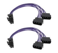 eMagTech Cavo Adattatore di Alimentazione EPS da 8 Pin A Doppio 4 Pin Filo di Rame per Scheda Madre Desktop 15 Cm