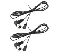 eMagTech Cavo Coassiale Per Antenna Radio FM Da 2 Pezzi Per Ricevitore Stereo Da Tavolo Per La Casa Ricevitore Radio Audio E Video