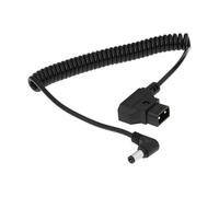 eMagTech Cavo Di Alimentazione D-Tap Maschio A DC5,5x2,5mm Ad Angolo Retto 12V Compatibile Con Lectrosonic Per DSLR Rig Power V-Mount