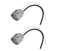eMagTech Connettore Ventola Radiatore 2 Pezzi 2 Pin 176146-6 24506797 Compatibile Con Toyota Compatibile Con Mazda