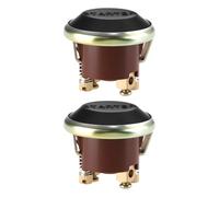 eMagTech Interruttore A Pulsante Di Avviamento Del Veicolo A 2 Pin 2 Pezzi 12/24 V Adatto Per Auto Trattore E Autobus.