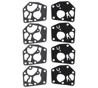 eMagTech Kit di 4 guarnizioni a membrana per carburatore tosaerba, compatibile con motori Briggs & Stratton serie 450, 500, 550, 600