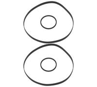 eMagTech Kit di 4 meccanismi a nastro in gomma piatti e quadrati compatibili con cassette stereo Sony TC-WR520 TC-WR520S TC-WR565 TC-WR665S