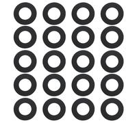 eMagTech Kit Di Spessori Per Perni Di Benna Per Escavatori E Minipale Da 20 Pezzi 35x65x2 Mm POM Compatibile Con Cat Compatibile Con Kubota