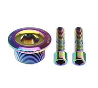 eMagTech M20 Copertura manovella per bici con 2 bulloni a testa esagonale, vite per guarnitura per bicicletta, compatibile con SHIMANO M4000/M590/M596/M610/M661/Deore/SLX/XT/XTR