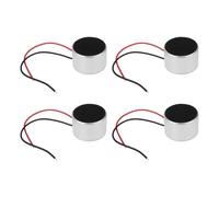 eMagTech Microfono Electret Da 4 Pezzi Da 2,2 KΩ E 0,5 MA 9,7 X 6,5 Mm Per Computer Di Elettronica Di Consumo