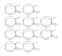 eMagTech Morsetto Elastico Per Tubi A Doppio Filo Da 30 Mm 10 Pezzi In Acciaio Inossidabile 304 Per Tubo Da Neve