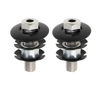 eMagTech Set di 2 dadi a stella per forcella da 28,6 mm e sterzo compatibili con BMX