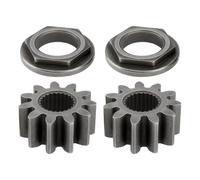 eMagTech Set di 2 pignoni e boccole per albero sterzo compatibile con MTD compatibile con Cub Cadet 717-1554, 917-1554, 941-0656A, 741-0656A Precisione dello sterzo del tosaerba