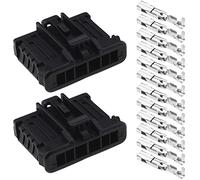 eMagTech Set Di 2 Set Di Connettori Per Riparazione Lampade Posteriori Con Terminali Compatibile Con Peugeot Compatibile Con Presa Portalampada Automobilistica Citroen 12V