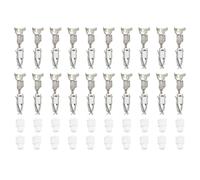 eMagTech Set di 20 terminali per cavi elettrici per auto, con custodia protettiva, 927770-3, 828905-1, compatibile con Volkswagen da 2,8 mm