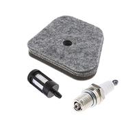 eMagTech Set di 3 Filtri dell'Aria per Candele di Accensione Kit Filtro Carburante CMR6H 4180 120 1800 0000 350 3502 Compatibile con Stihl Tosaerba KM90 KM90R KM100 KM100R KM130 KM130R FS90
