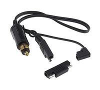 eMagTech Spina Di Alimentazione Hella Da 12-24 V DIN A Adattatore SAE Cavo 18 AWG Con Cappuccio Antipolvere Rilascio E Disconnessione Rapida Compatibile Con BMW l'accendisigari Della Motocicletta